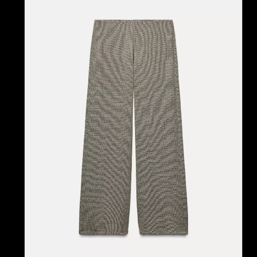 NWT Zara textured wide pants